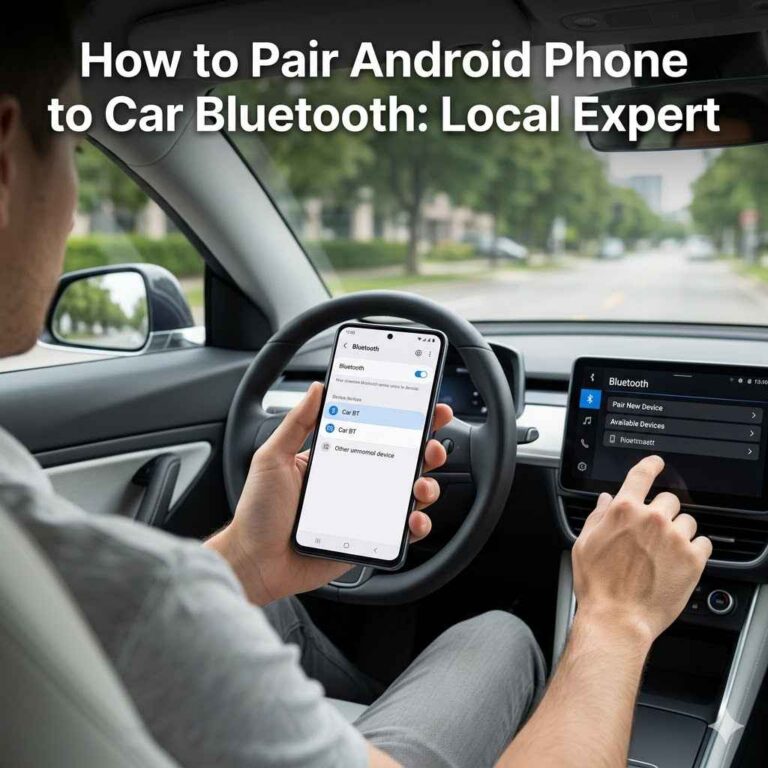 How to Pair Android Phone to Car Bluetooth
