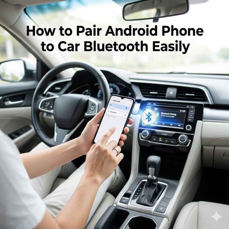 How to Pair Android Phone to Car Bluetooth Easily