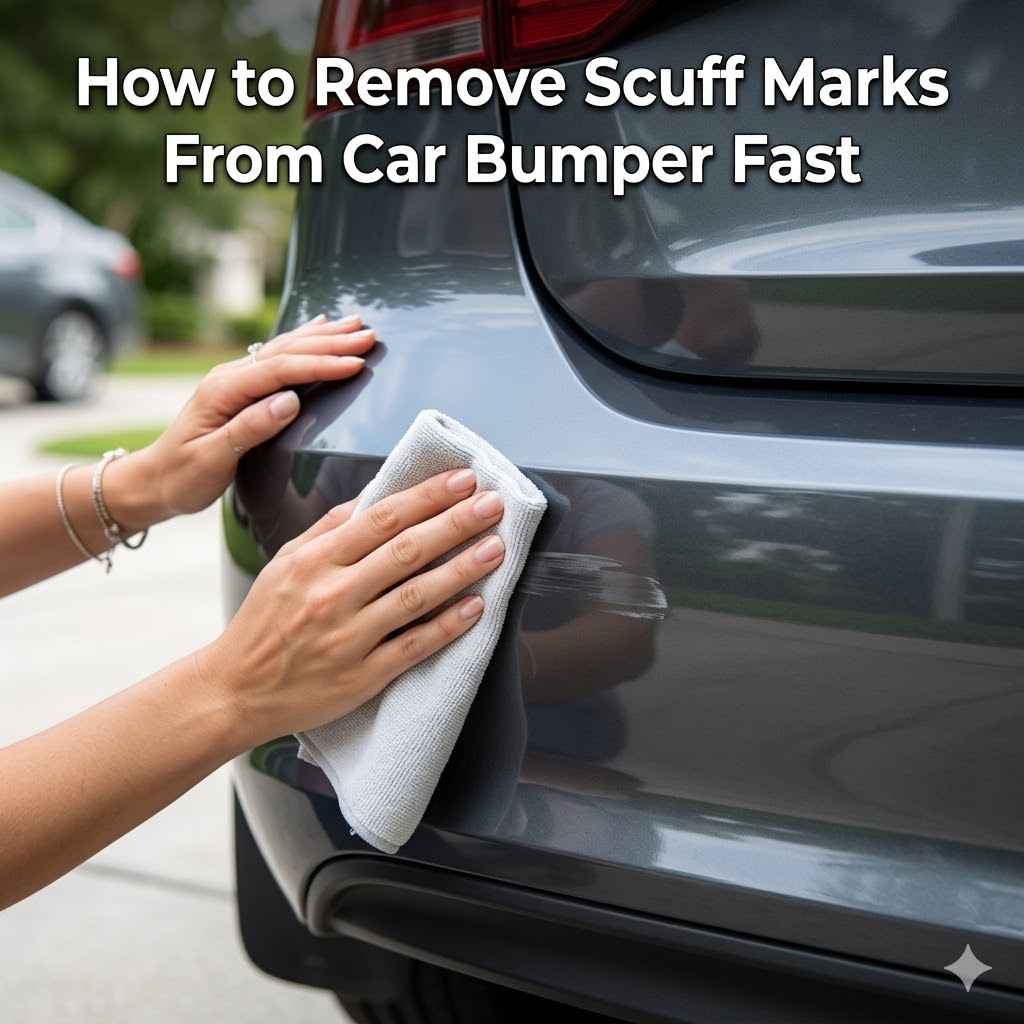 How to Remove Scuff Marks From Car Bumper Fast