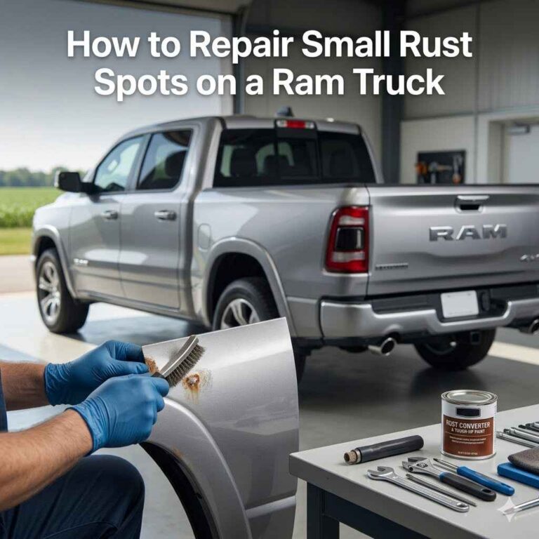How to Repair Small Rust Spots on a Ram Truck