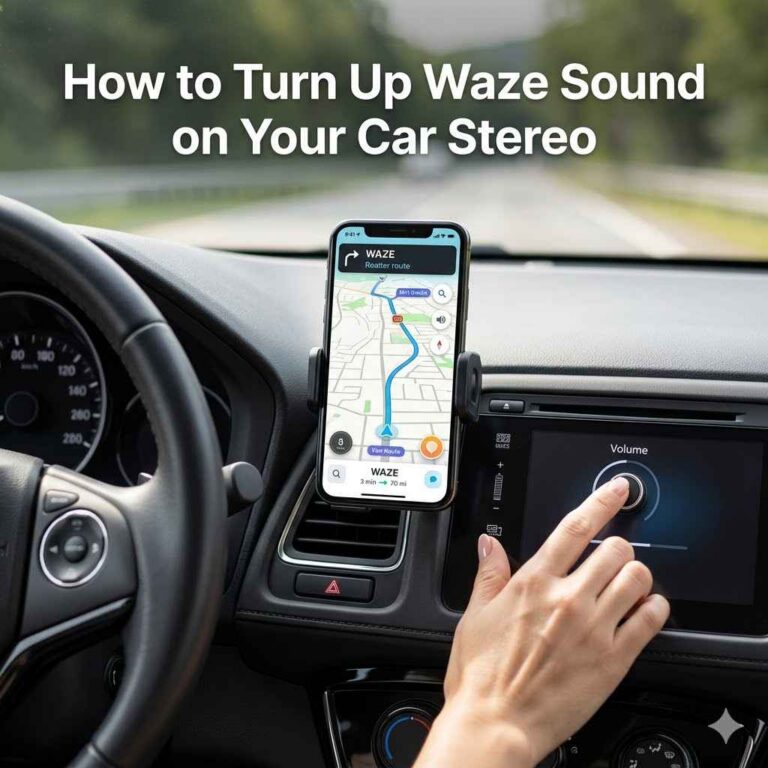 How to Turn Up Waze Sound on Your Car Stereo