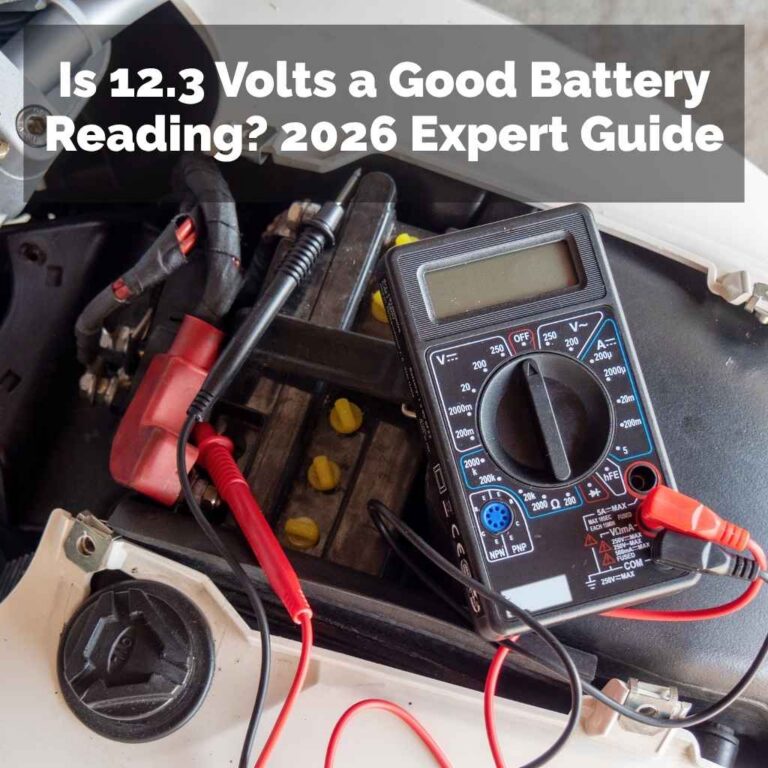 Is 12.3 Volts a Good Battery Reading
