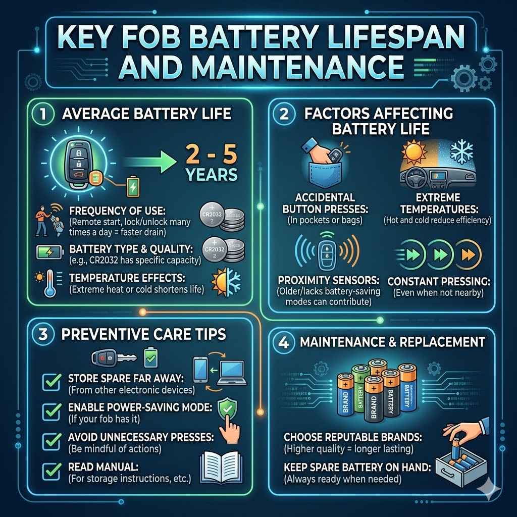 Key Fob Battery Lifespan and Maintenance