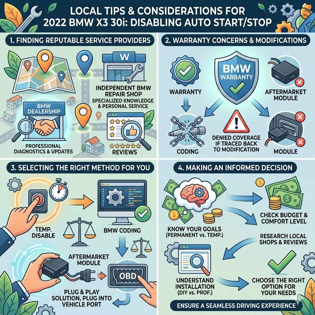 Local BMW X3 30i Tips and Considerations