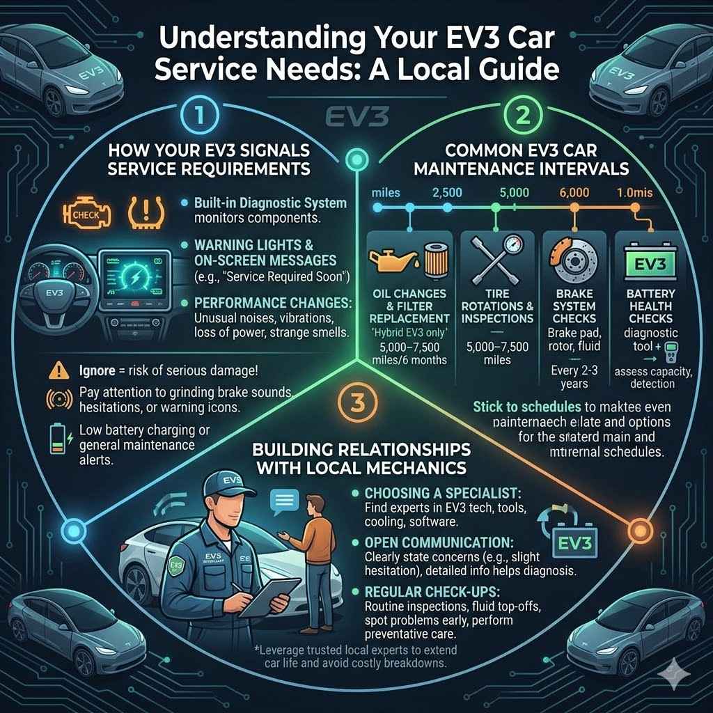 Local Guide Strategies for EV3 Car Maintenance