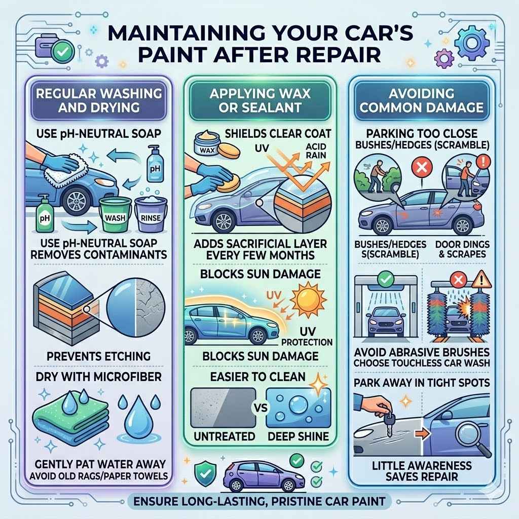Maintaining Your Car's Paint After Repair