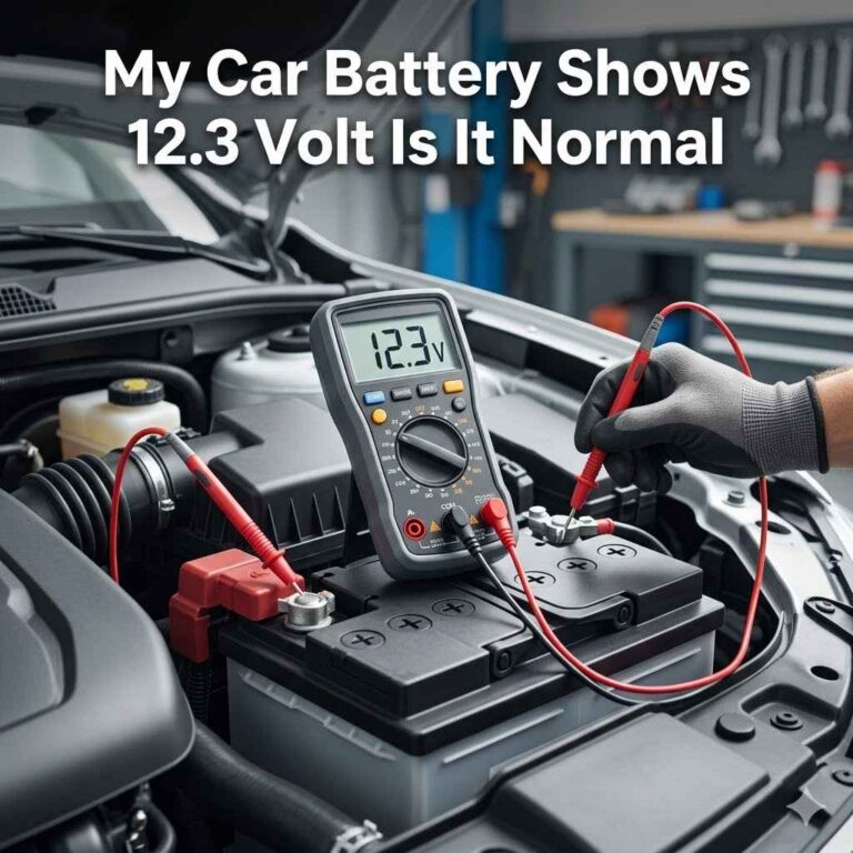 My Car Battery Shows 12.3 Volt Is It Normal