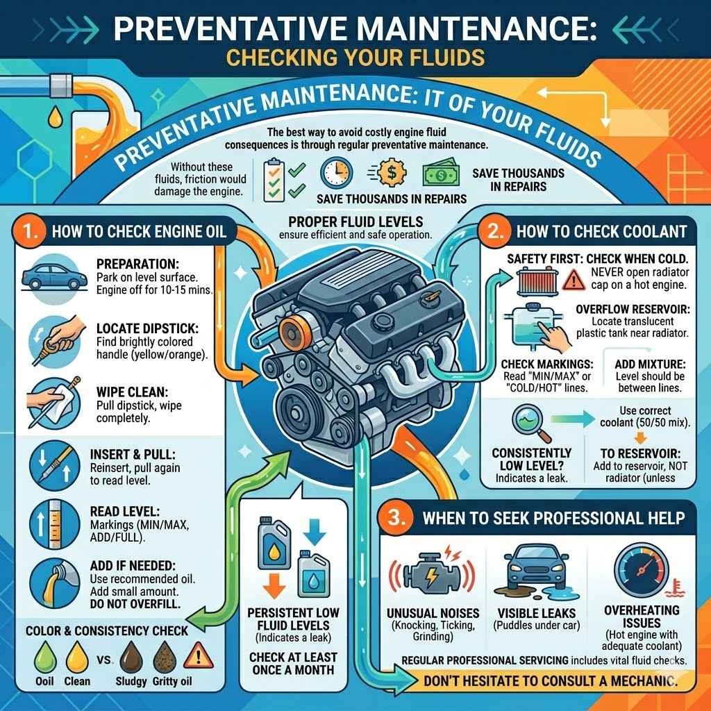 Preventative Maintenance Checking Your Fluids