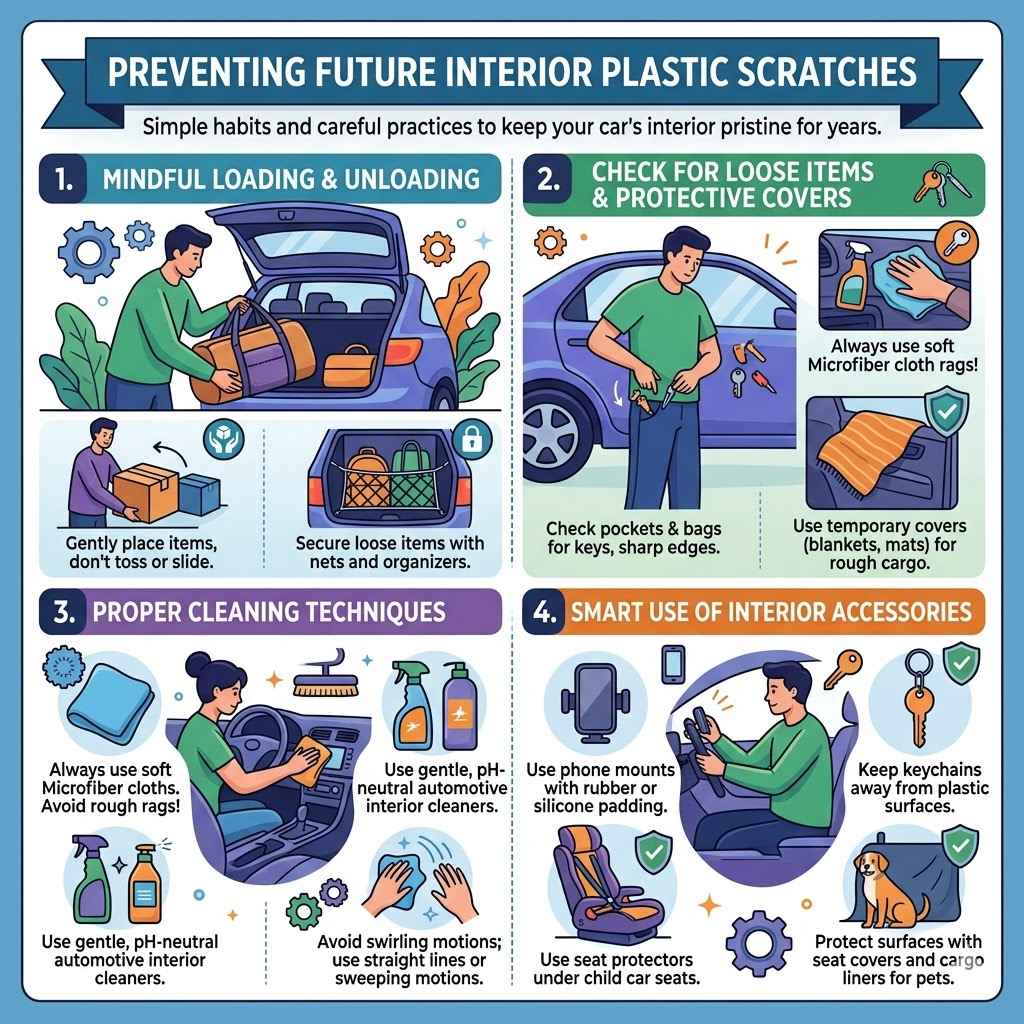 Preventing Future Interior Plastic Scratches