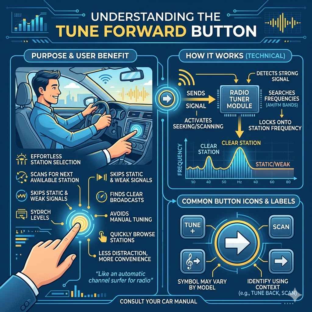 Purpose of the Tune Forward Button