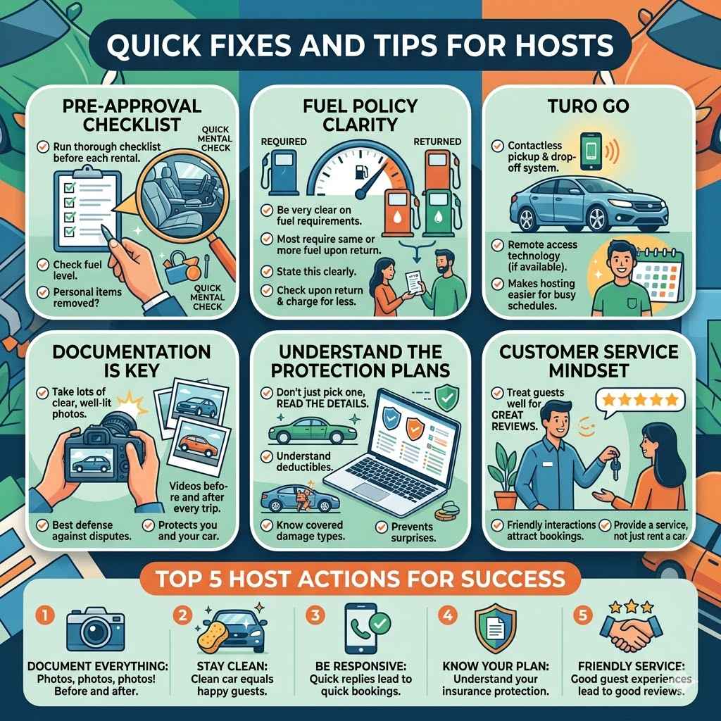Quick Fixes and Tips for Hosts