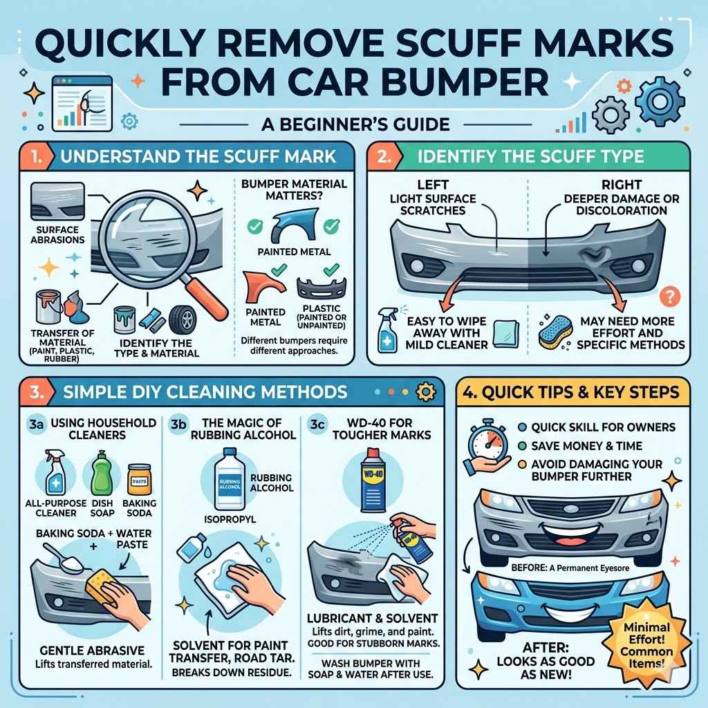 Quickly Remove Scuff Marks From Car Bumper