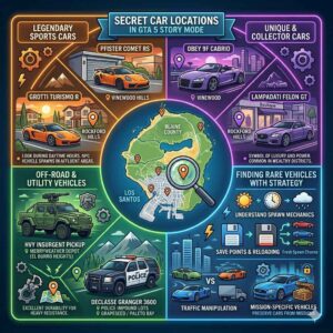 Rarest Ps4 Controller Secret Car Locations in GTA 5 Story Mode
