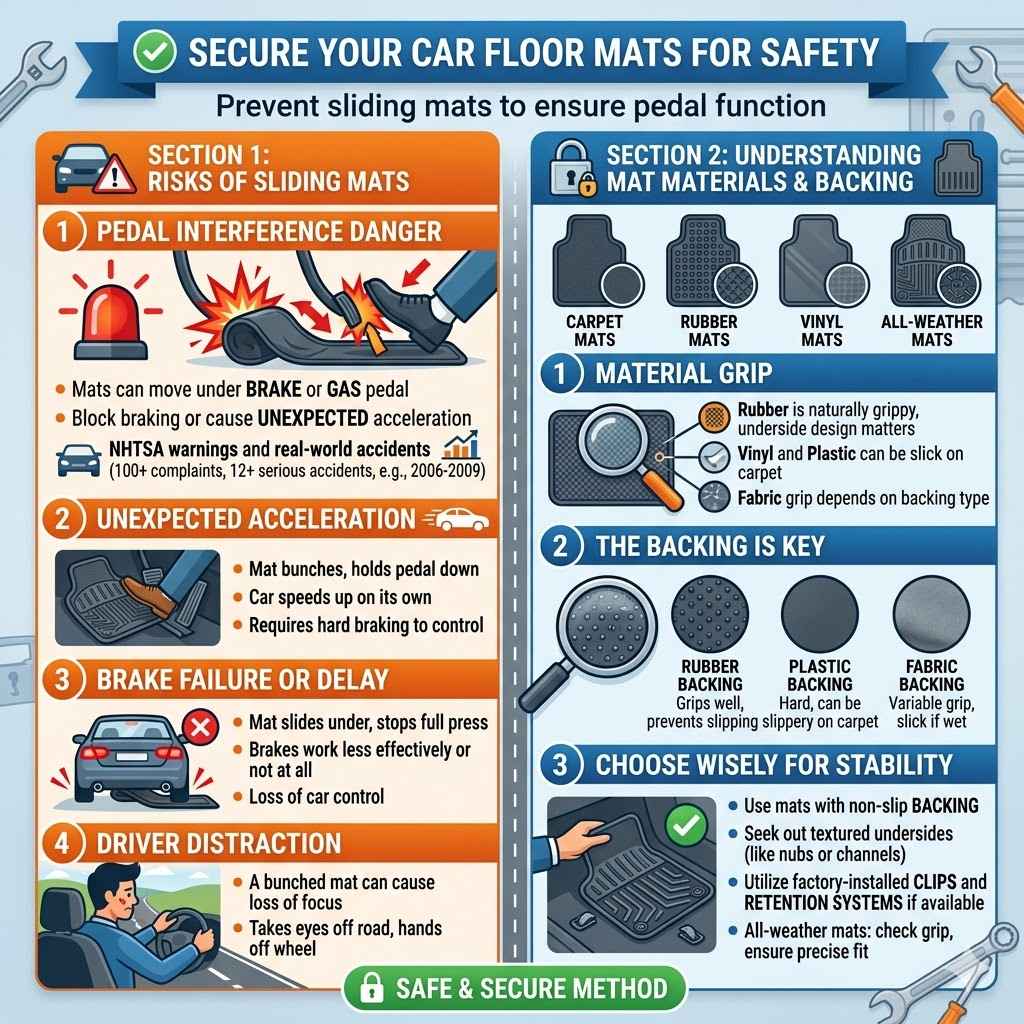 Secure Your Car Floor Mats For Safety