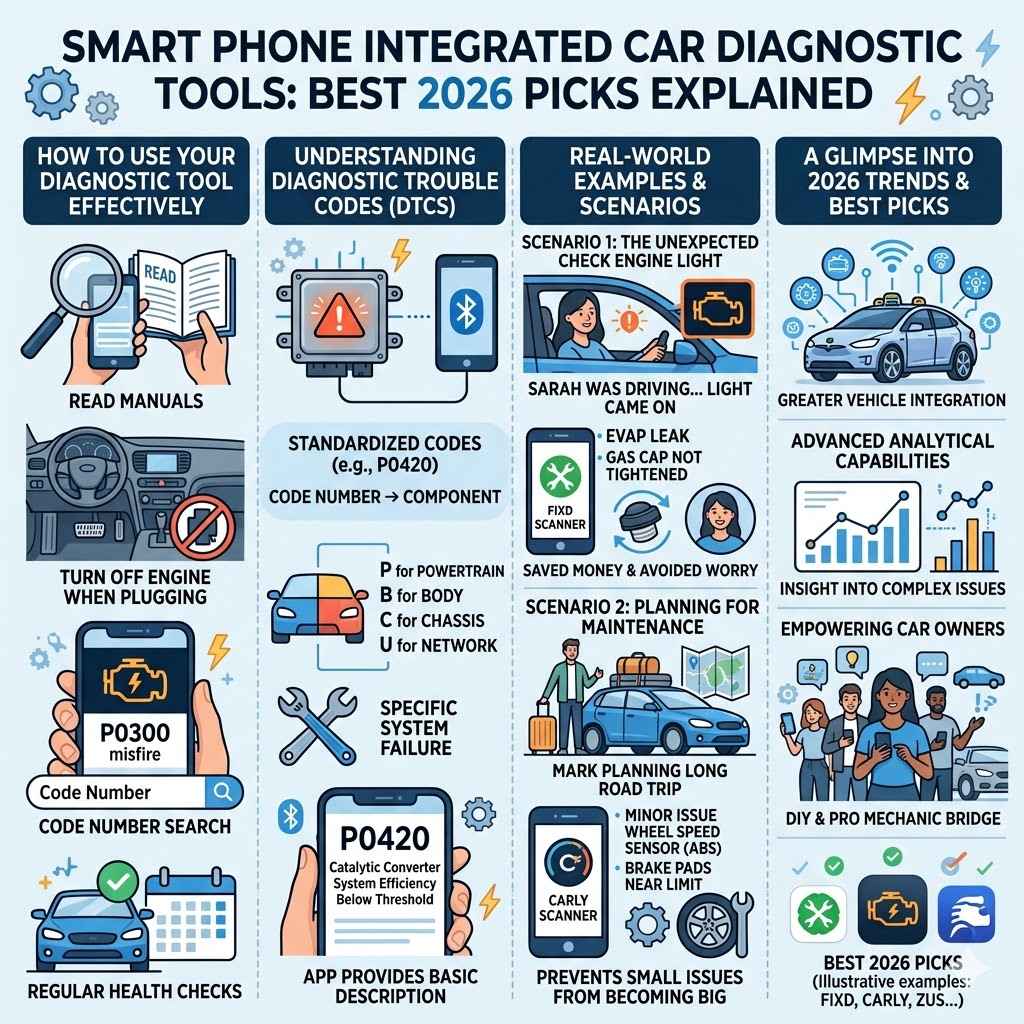 Smart Phone Integrated Car Diagnostic Tools