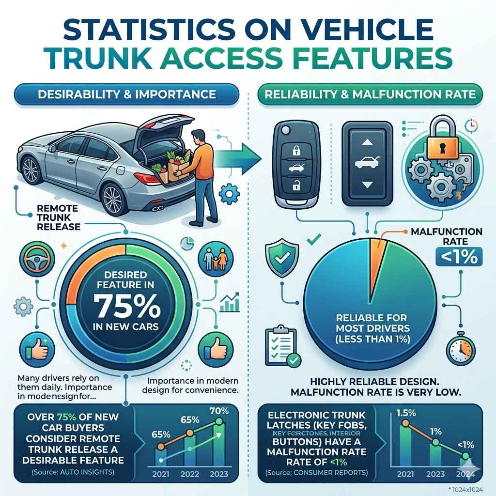 Statistics On Vehicle Trunk Access Features