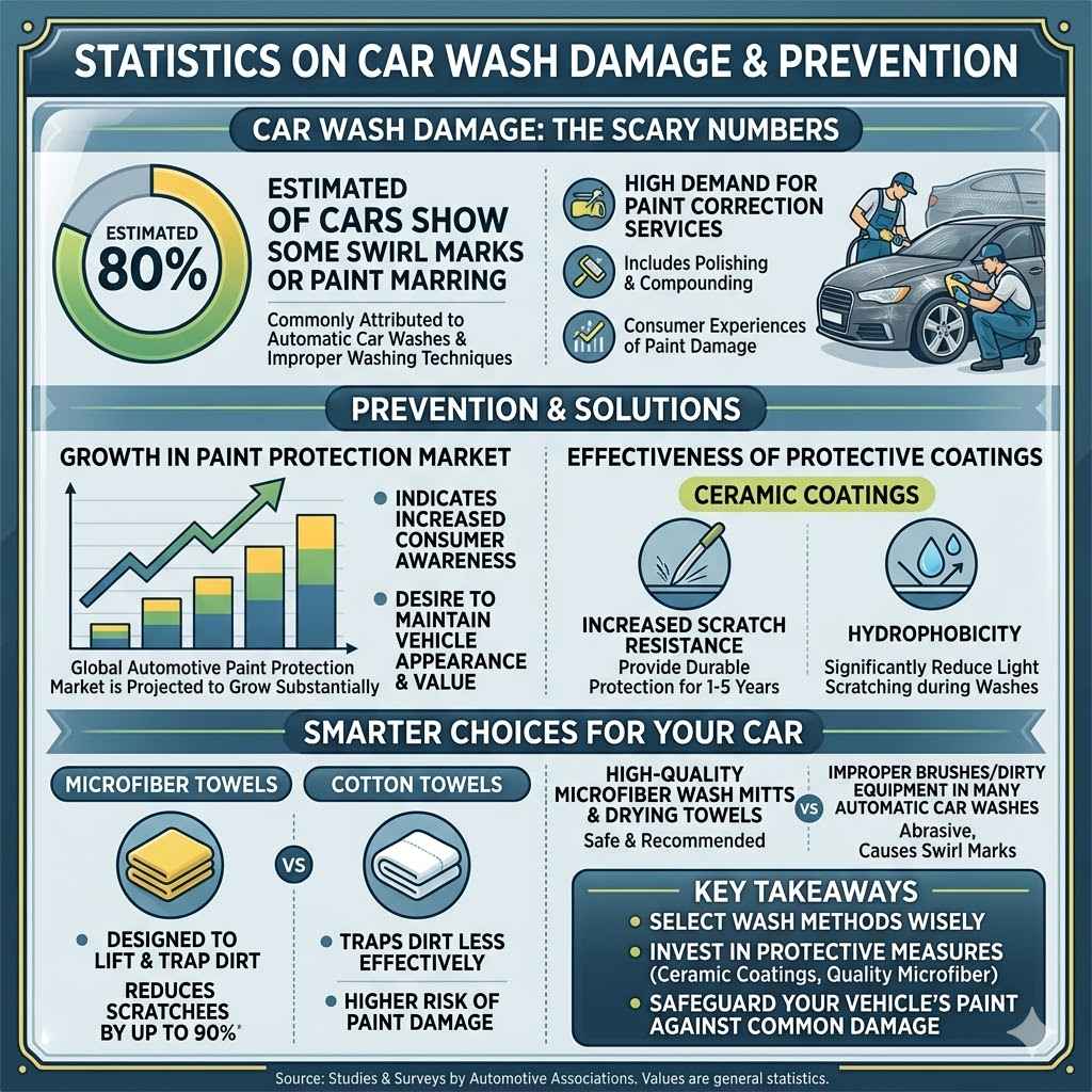 Statistics on Car Wash Damage and Prevention