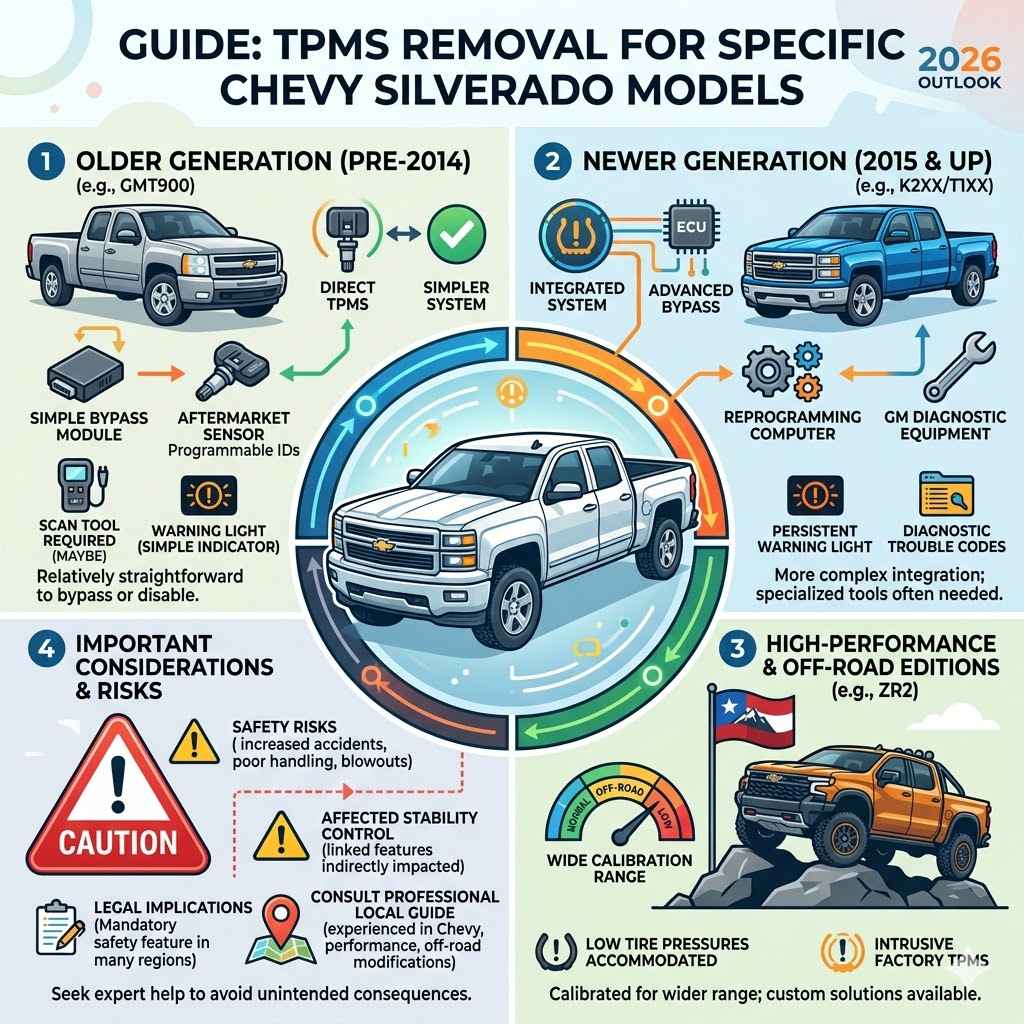 TPMS Removal for Specific Silverado Models