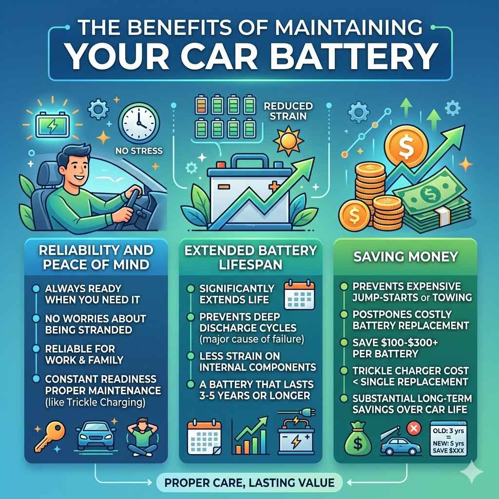 The Benefits Of Maintaining Your Car Battery