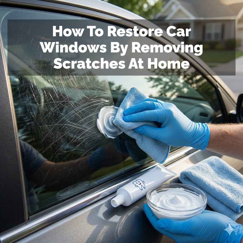 How To Restore Car Windows By Removing Scratches At Home