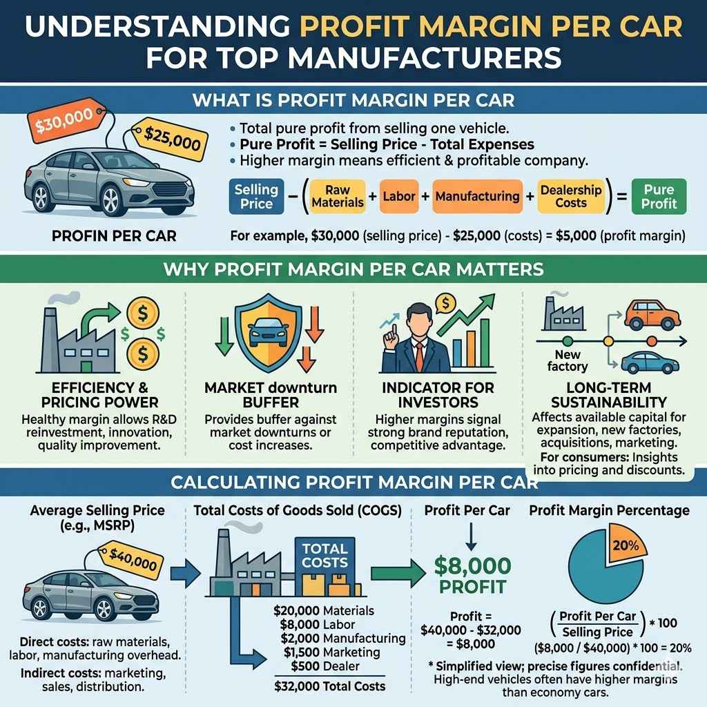 Understanding Profit Margin Per Car For Top Manufacturers