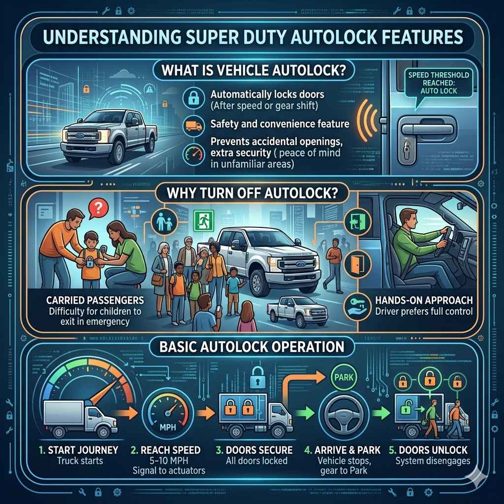 Understanding Super Duty Autolock Features