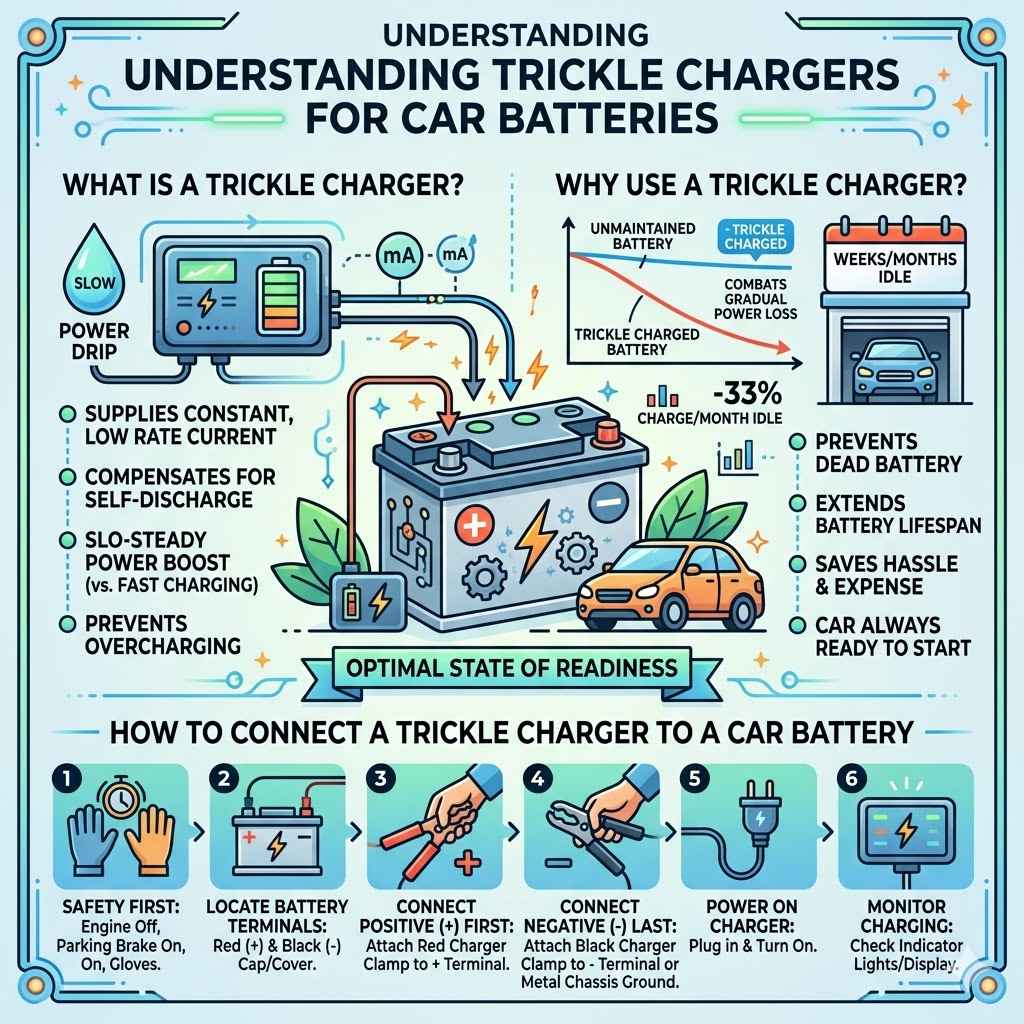 Understanding Trickle Chargers For Car Batteries