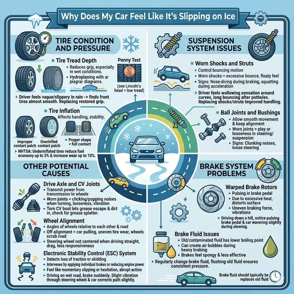 Understanding Why Does My Car Feel Like It’s Slipping on Ice
