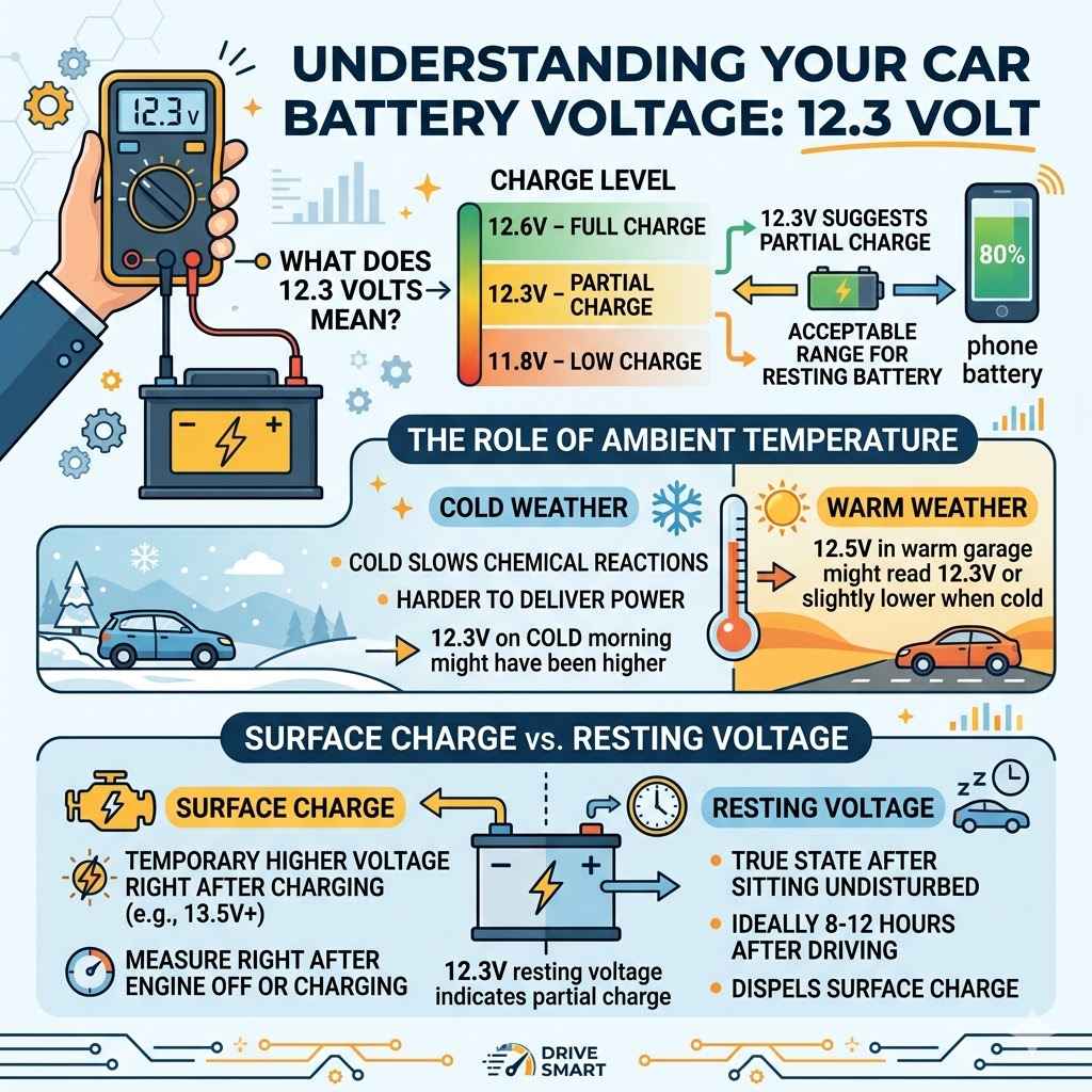 Understanding Your Car Battery Voltage 12.3 Volt