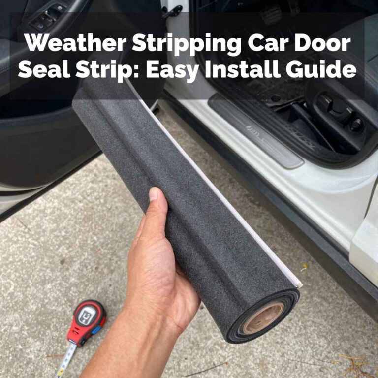 Weather Stripping Car Door Seal Strip