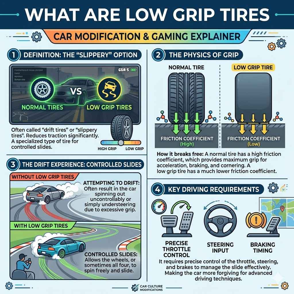 What Are Low Grip Tires