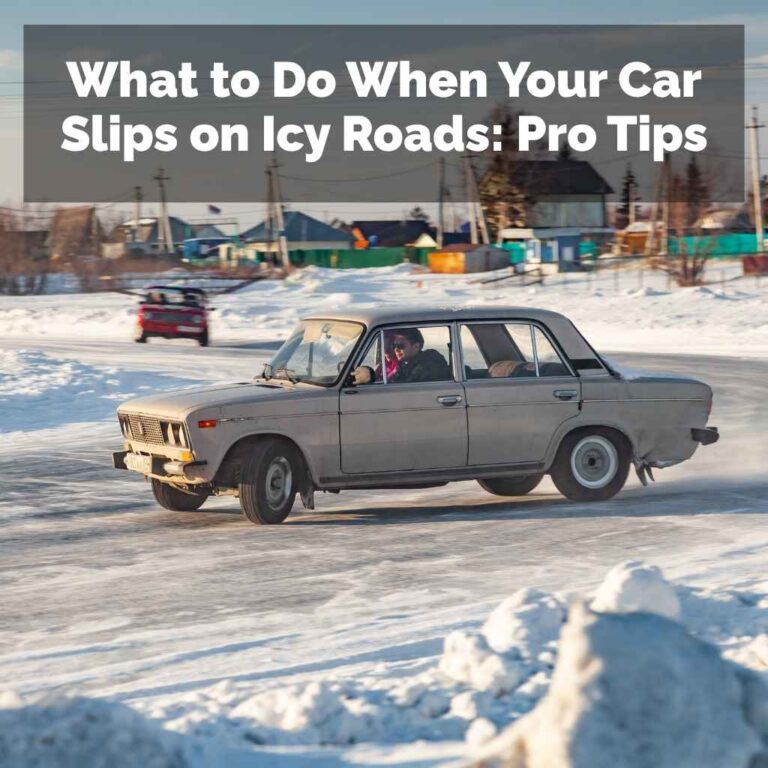 What to Do When Your Car Slips on Icy Roads