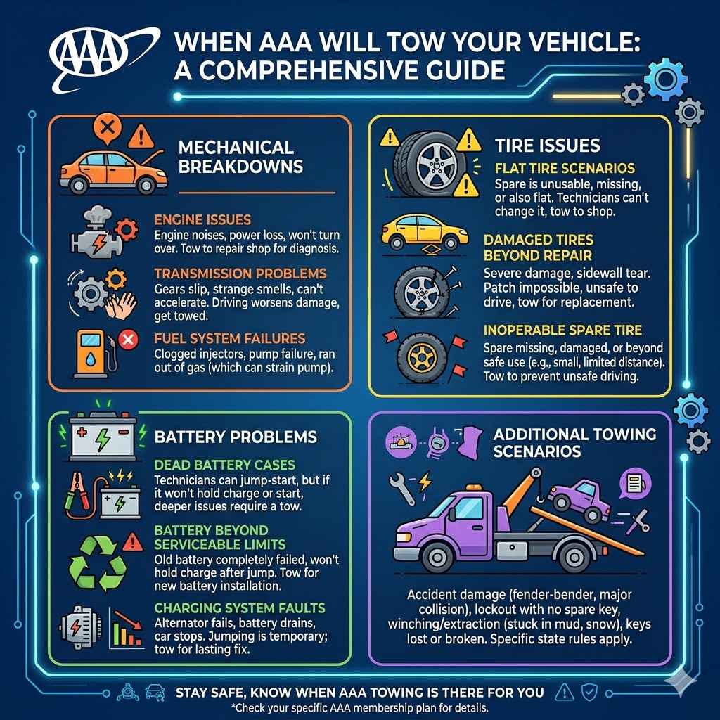 When AAA Will Tow Your Vehicle Local Fact