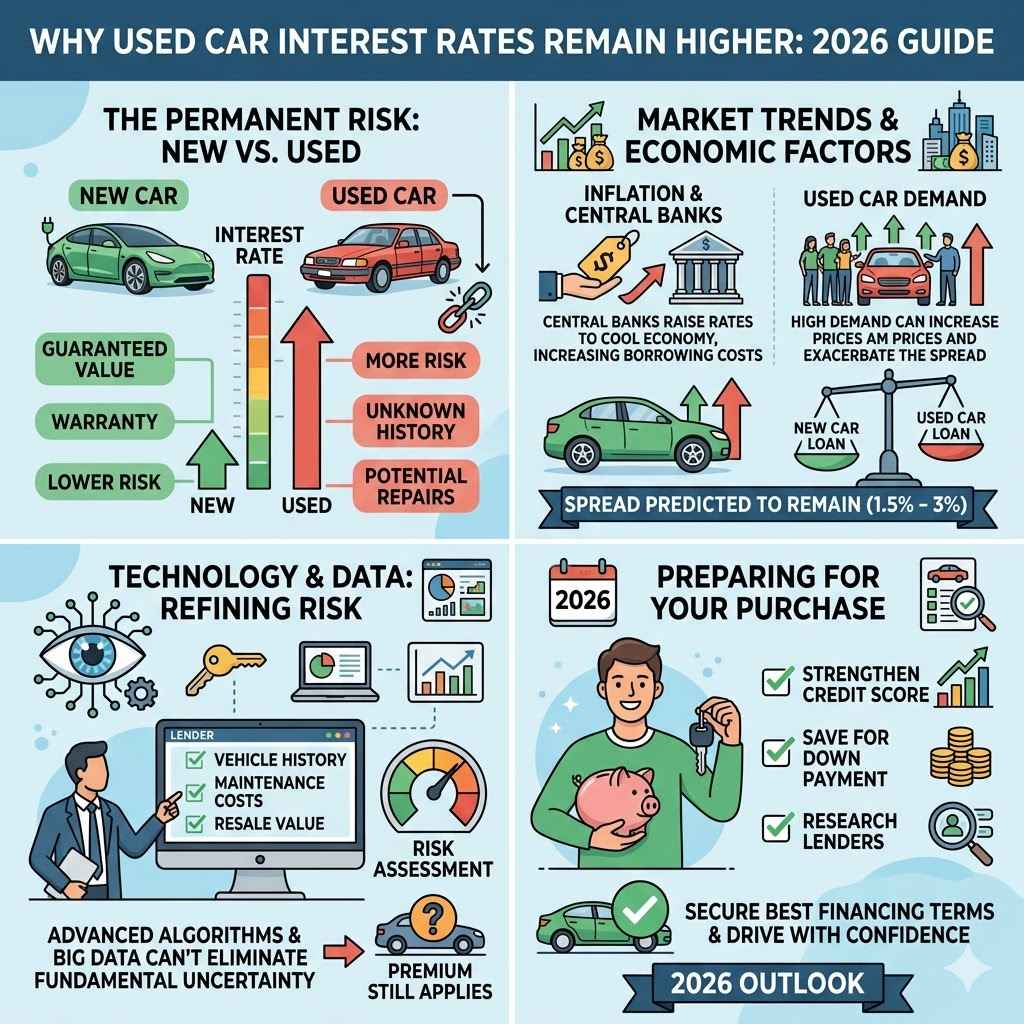 Why Are Interest Rates Higher for Used Cars