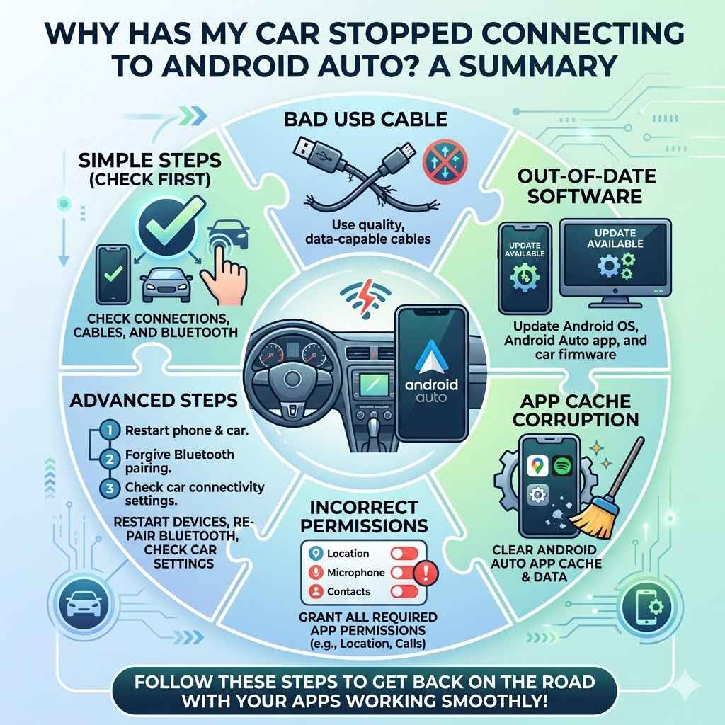 Why Has My Car Stopped Connecting to Android Auto