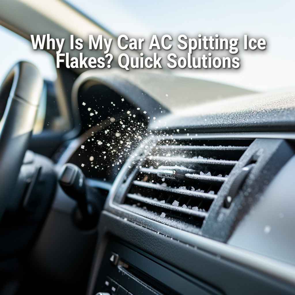 Why Is My Car AC Spitting Ice Flakes