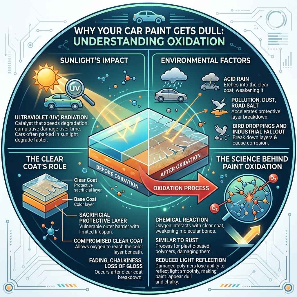 Why Your Car Paint Gets Dull