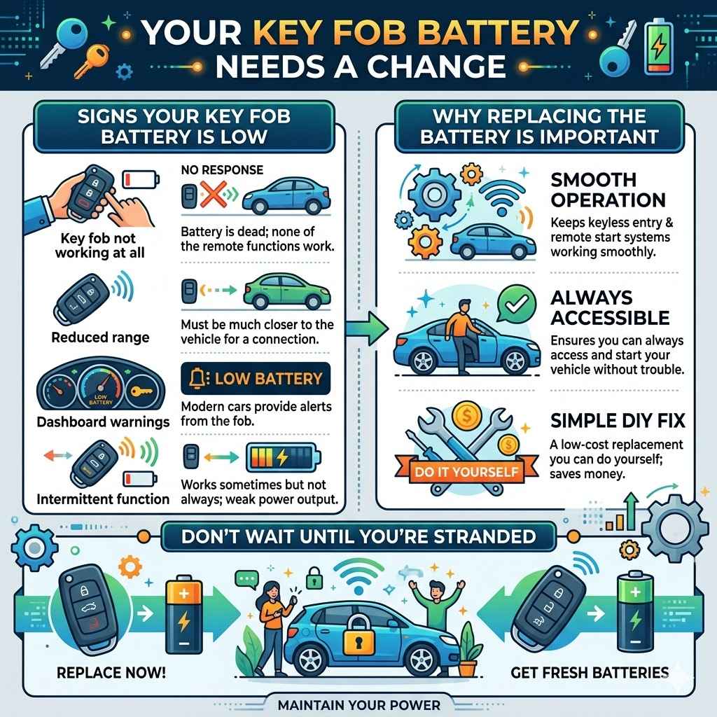 Your Key Fob Battery Needs a Change