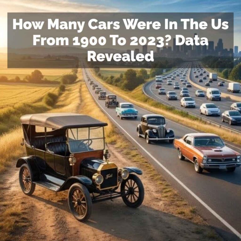 How Many Cars Were In The Us From 1900 To 2023
