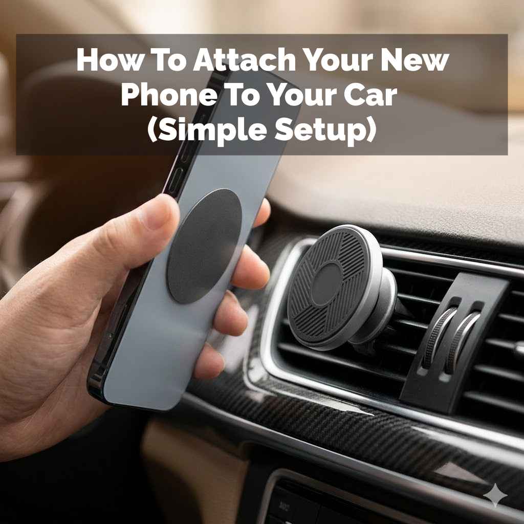How To Attach Your New Phone To Your Car