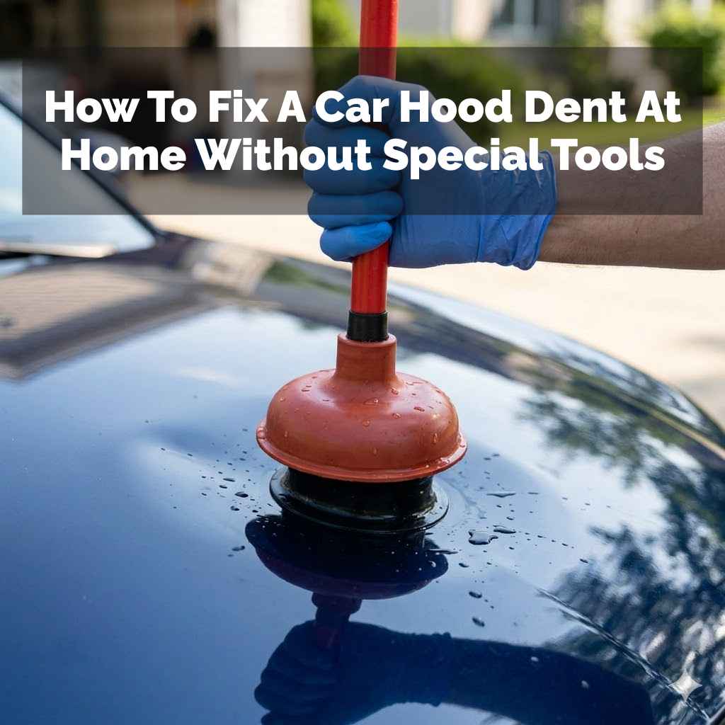 How To Fix A Car Hood Dent At Home Without Special Tools