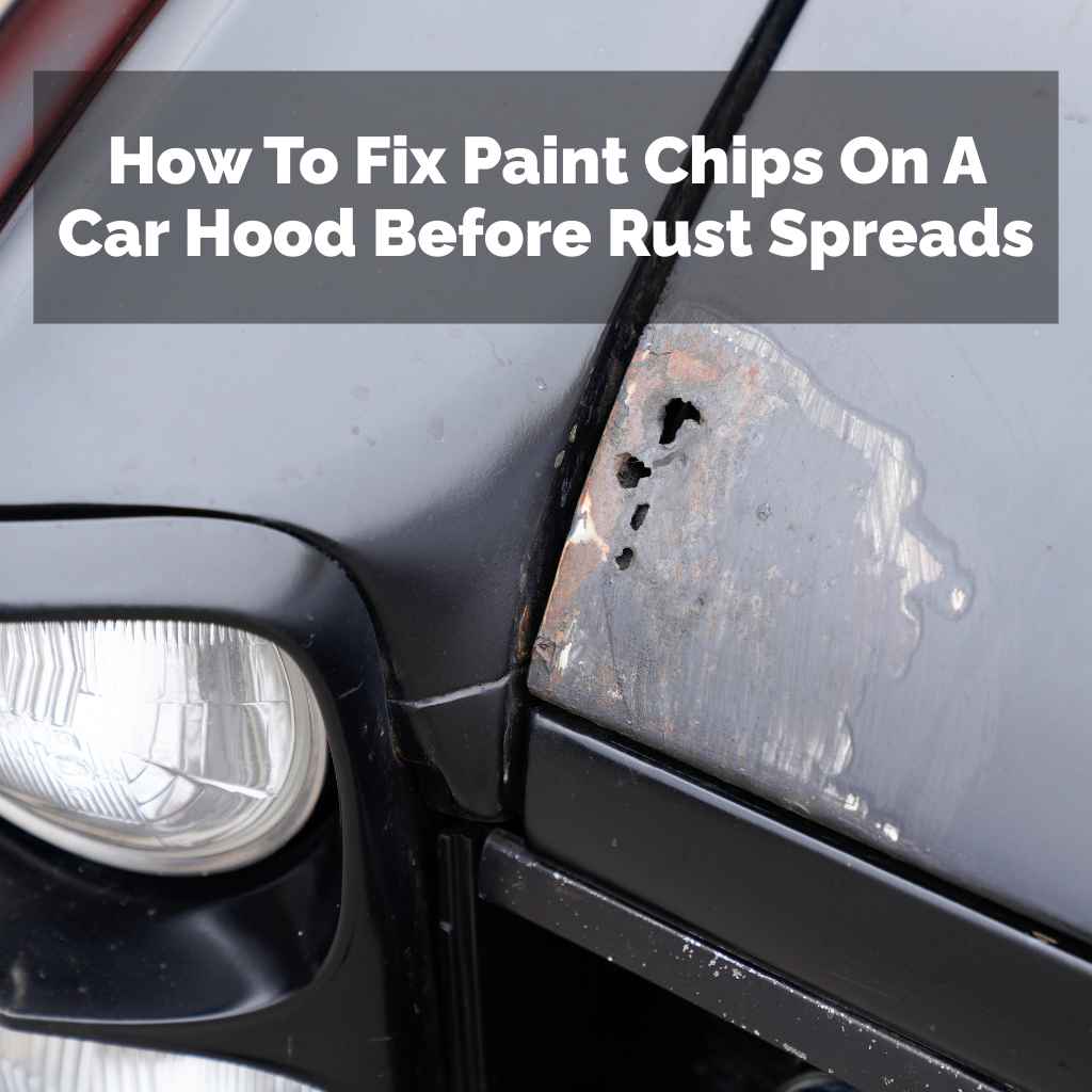 How To Fix Paint Chips On A Car Hood Before Rust Spreads