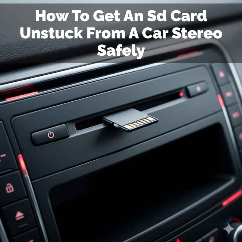 How To Get An Sd Card Unstuck From A Car Stereo Safely