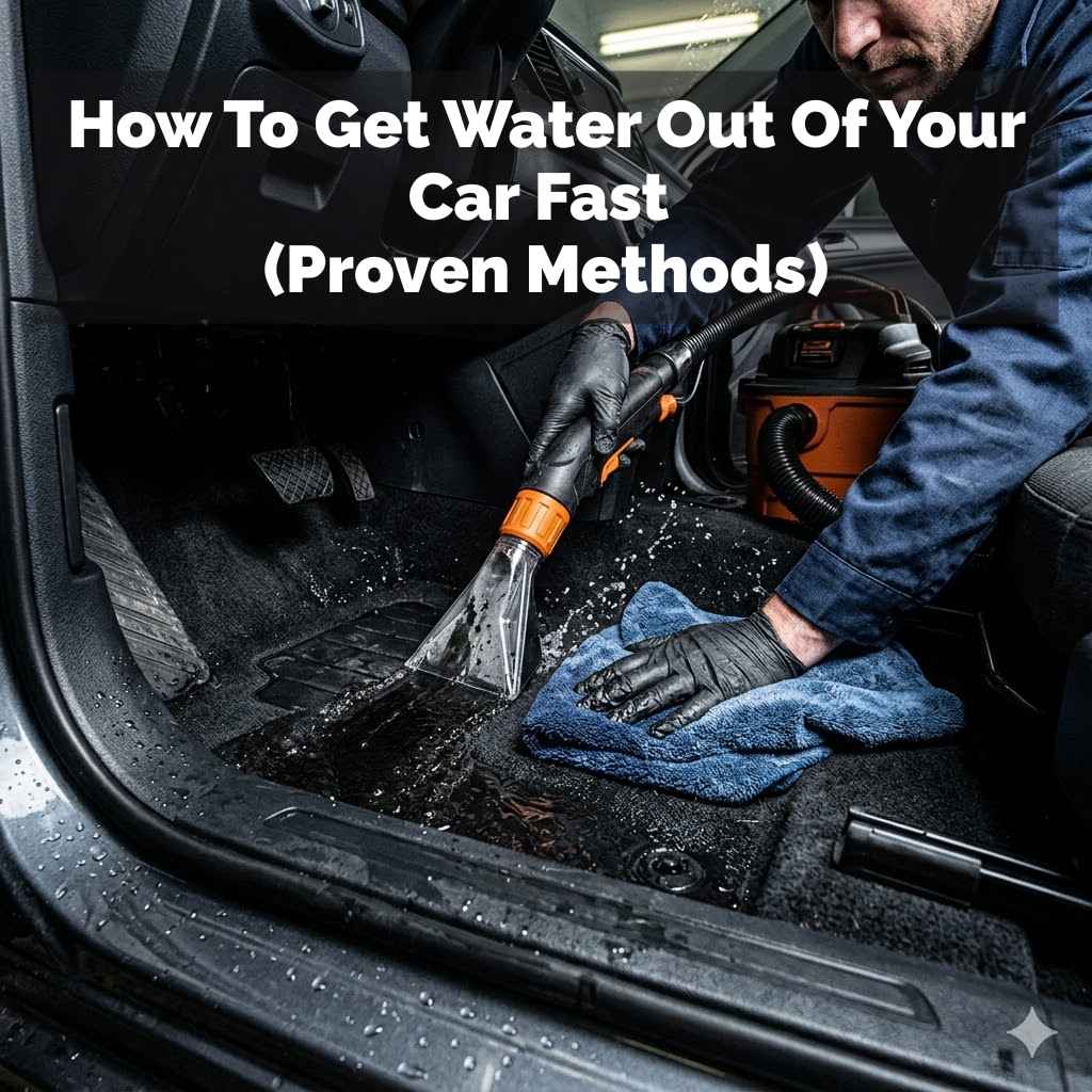 How To Get Water Out Of Your Car Fast