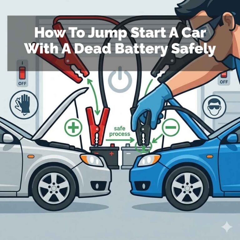 How To Jump Start A Car With A Dead Battery Safely