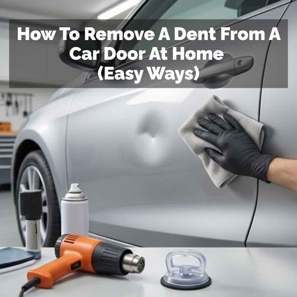 How To Remove A Dent From A Car Door At Home