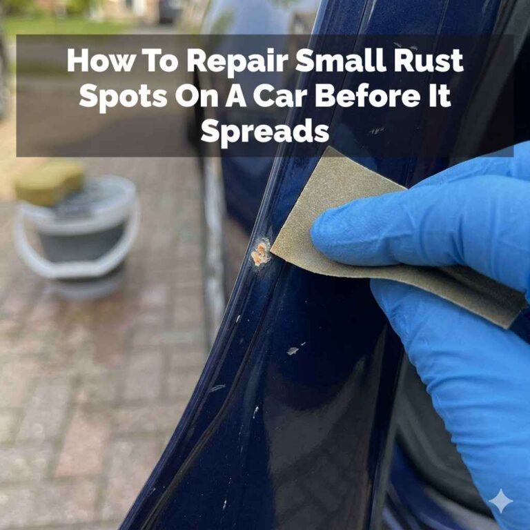 How To Repair Small Rust Spots On A Car Before It Spreads