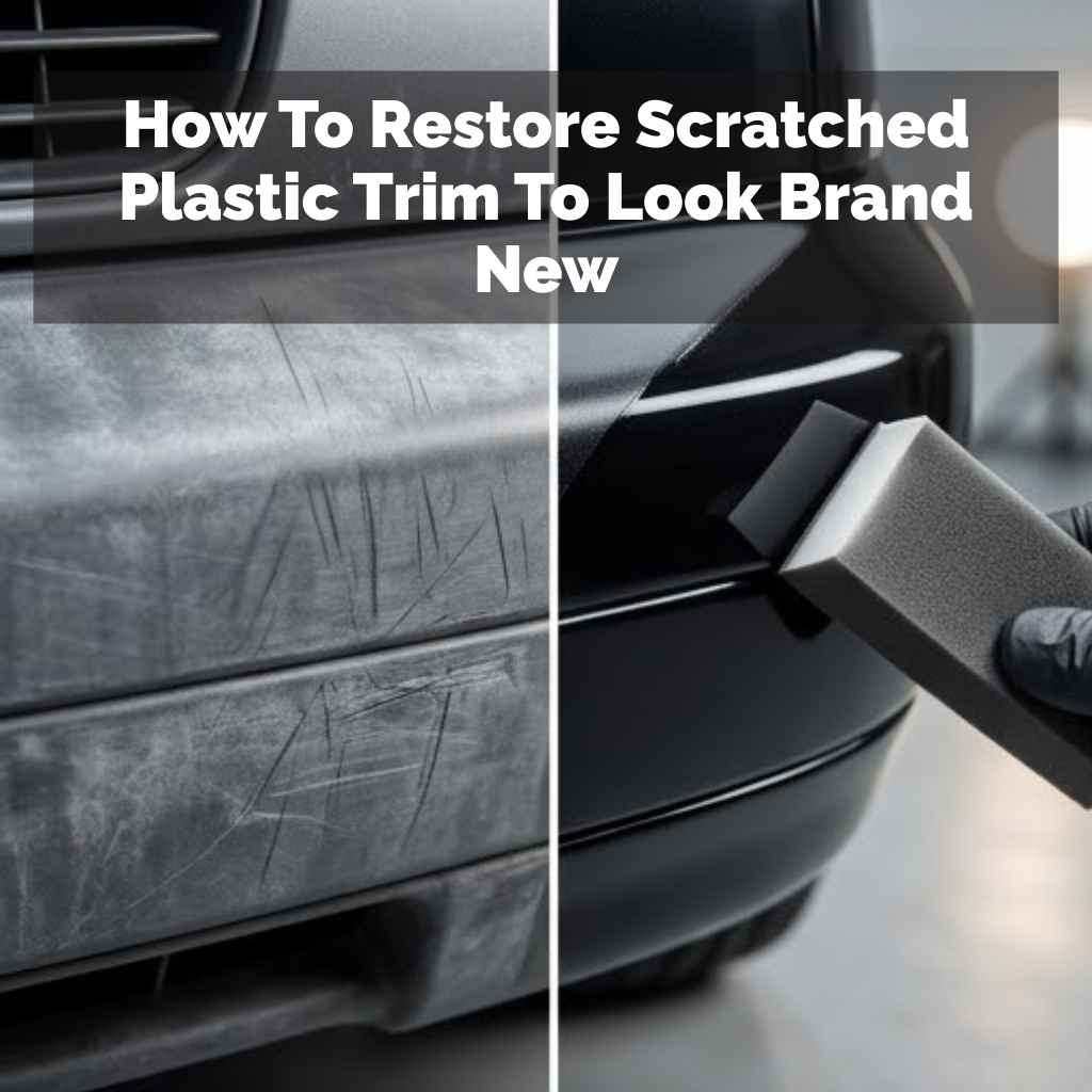 How To Restore Scratched Plastic Trim To Look Brand New