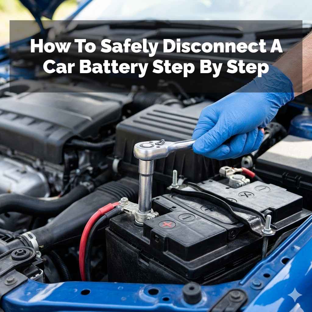 How To Safely Disconnect A Car Battery Step By Step