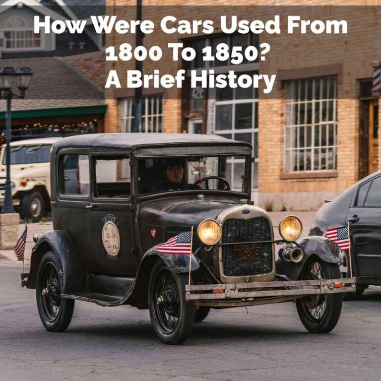 How Were Cars Used From 1800 To 1850